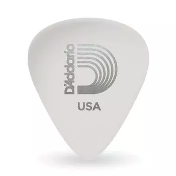 Planet Waves от D Addario Planet Waves Pick 1CWH2-100 Целлулоид Белый 0,50 мм Стандартный тип 100 штук []