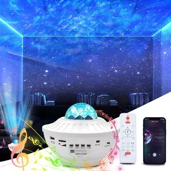 Планетарий Проектор с динамиком Функция таймера Возможность дистанционного управления основным блоком Прикроватная лампа Сон Bluetooth Воспроизведение музыки с USB-накопителя