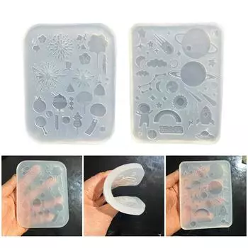 Планетарная звезда силиконовая форма для кулон-брелок Quicksand эпоксидная смола форма для изготовления ювелирных изделий ручной работы заполнение A