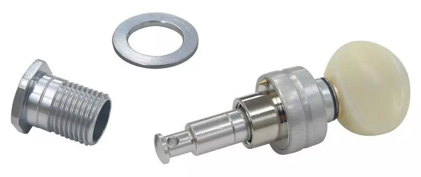 Планетарный тюнер GOTOH для укулеле UBN Chrome White, кнопка, (UPTL-UBN-CWX) UPTL-UBN-CW