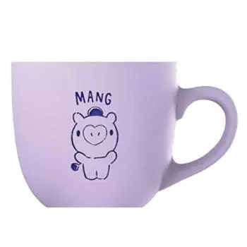 Планирование BT21 кружка MANG фиолетовая H9 xx J s Размер W13.8 10см фиолетовый