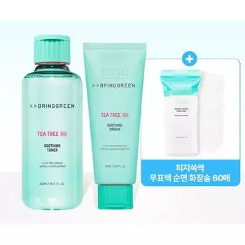 Планирование использования тонера и крема Bring Green Tea Tree Cica