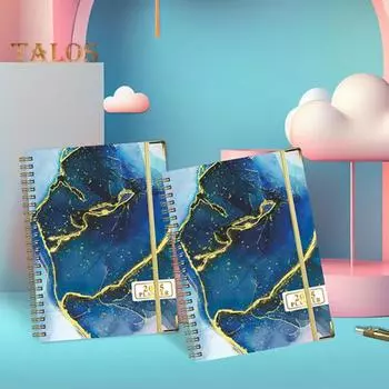 Планировщик 2025 года, блокнот с плотной бумагой, чернила, герметичные, двусторонние, для записи, отслеживания встреч, блокнот для школьных принадлежностей B