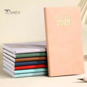 Планировщик 2025 года с января по декабрь Harcover Calendar Planner Book 120 страниц Органайзер Блокнот для офиса Дома Школьные принадлежности зелёный