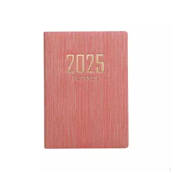 Планировщик A7 для еженедельной и ежемесячной организации с января по декабрь. Портативный блокнот. Главная страница Pink