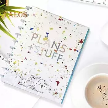 Планировщик дел Блокнот Комплект Ежегодный Ежемесячный Еженедельный Ежедневный Страницы Блокнот Настраиваемый Дизайн Без Даты Трекер Привычек 1pc