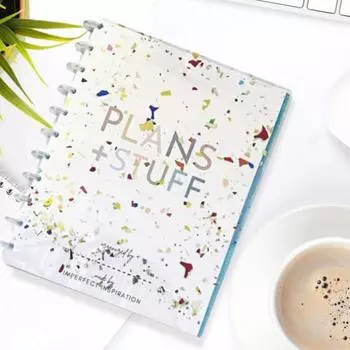 Планировщик дел Блокнот Комплект Ежегодный Ежемесячный Еженедельный Ежедневный Страницы Блокнот Настраиваемый Без даты