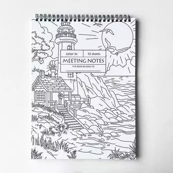 Планировщик, дневник управления личными целями и планирования жизни, инструмент для отслеживания ежедневных задач и целей One Size белый