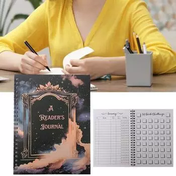 Планировщик из плотной бумаги Многоцелевой Годовые цели Ежемесячная статистика Веселые игры Задания Раскраски чёрный