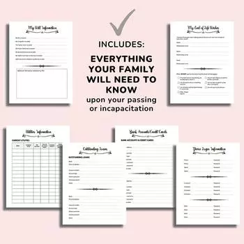 Планировщик конца жизни «Я уже мертв». Какая книга-планировщик? Руководство по последним приготовлениям, когда меня не станет. Рабочая тетрадь-органайзер. A3