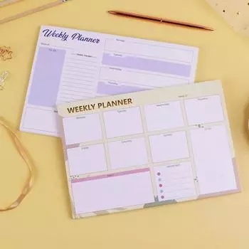 Планировщик питания Блокнот Планировщик сбалансированной диеты Список покупок План еженедельных приемов пищи Легко Двойные магниты Планирование G