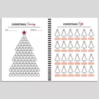 Планировщик рождественских событий Yousheng, блокнот для гладкого письма, блокнот для списка праздничных дел, рождественский органайзер, праздничный трекер задач красный