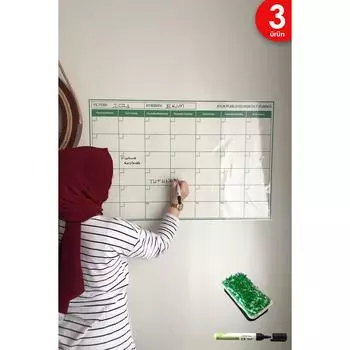 Планировщик Smart Paper Planner Sticker 2023 Paper Blackboard Blackboard Calendar Ежемесячный набор