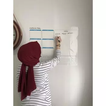 Планировщик умный бумажный планировщик стикер бумажная доска доска для письма календарь еженедельный набор недель