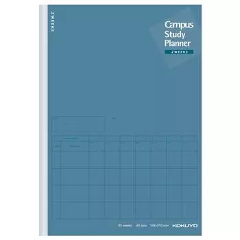 KOKUYO Campus Notebook Study Planner 2 Weeks линованный A5 Navy 2 Book Set No-Y82LT-DBX2SET