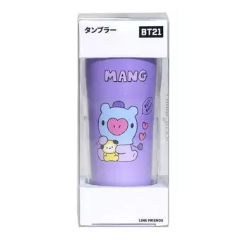 Planning BT21 Plastic Tumbler MANG J s фиолетовый