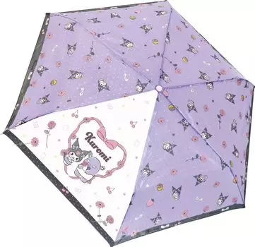 Planning Folding Umbrella Kuromi Many Dots 53cm 90444 J s