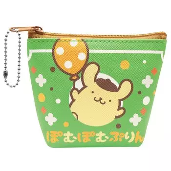 Planning Mini Pouch Mini Lovely Pouch Pom Pom Purin Retro Green x x cm SNP027 J s Approx. 10.5 8.5 4.5