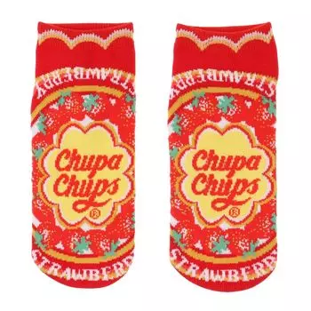 Planning Socks Chupa Chups Strawberry Sweets Package Series for Adults Present Impact J s (22-24cm)