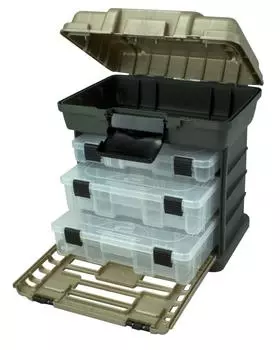 Plano 136330 Tool box with tray Gray Deep 3-tier серый