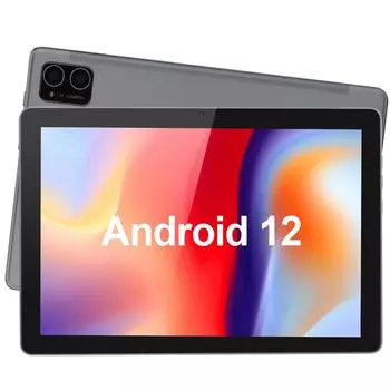 Планшет BDF Max Android 12 с 10,1-дюймовым дисплеем HD+ 90 Гц, телевизором Rheinland T616 Octa Cpu, 8 ГБ ОЗУ, 256 ГБ ПЗУ, 8000 мАч, 18 Вт, 4G LTE Tab Standard Tab синий