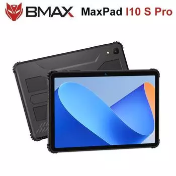 Планшет BMAX I10 S Pro Three-proof Max14GB Memory(6ГБ+8ГБ) 128 ГБ памяти Android 14 UNISOC T616 ARM Mail G57 4G Full Netcom