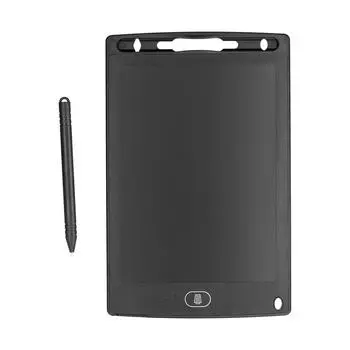 Планшет для письма 8,5 дюймов, полноэкранный портативный ЖК-цифровой планшет с ручкой для рисования чёрный