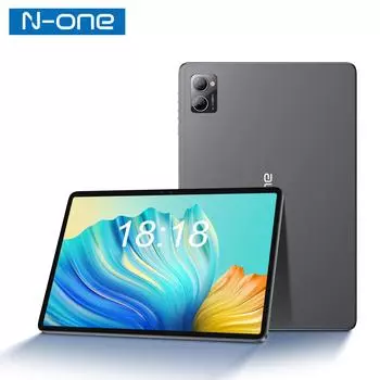 Планшет N-one NPad S Tablet 10 дюймов Android 12 с восьмиядерным процессором, 4 ГБ ОЗУ 64 ГБ ПЗУ 4G Network Tablet PC, HD IPS сенсорный экран