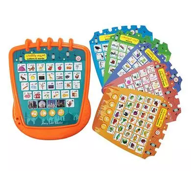 Планшет на арабском английском языке, буквы, слова и Коран, ежедневные дуаасы, многофункциональная обучающая машина, детский игрушечный коврик