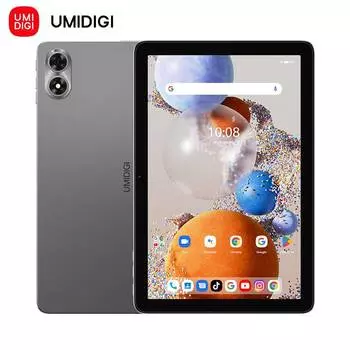 Планшет UMIDIGI G1 Tab Android 13, 10,1 дюйма, 6000 мАч, RK3562, 4 ГБ, 64 ГБ, 8 МП, задняя и передняя камера