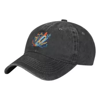 Plant Color Number 70 Fashion Classic Cotton Trucker Hat Summer Dad Cowboy Cap Outdoor Leisure Basketball Caps Adjustable чёрный