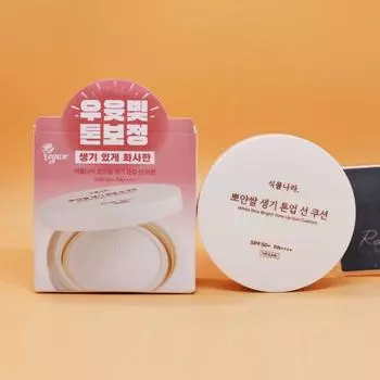 Подушка для загара Plant Country Immaculate Rice Vitality Tone-Up, один предмет 01 Immaculate White, 1 шт.