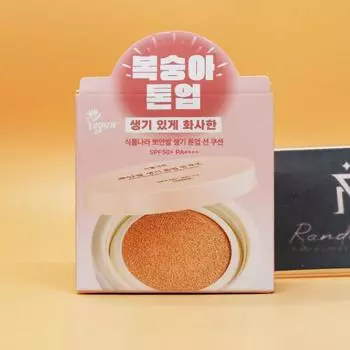 Plant Country White Rice Vitality Tone Up Sun Cushion Single Item 02 Vitality Peach, 1 piece