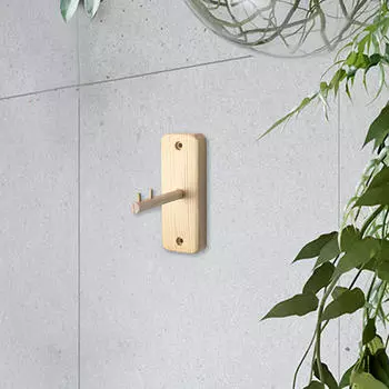 Plant Hanging Hook Rustic Multi Purpose Hanger Wind Chime Bracket for Flower S коричневый