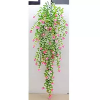Plant Hanging Wall Vine Rose Orchid Fake Flowers Plastic Decoration Living Room