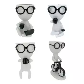 Plant Pots Novelty Planter Holds Elegant Resin Vase for Succulents Cactus Dropshipping