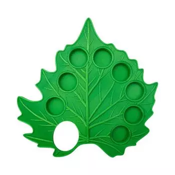 Plant Shape Paint Palette Green Leaf Mixing Tray Creative Drawing Tool Oil Paint