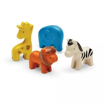 PLANTOYS JAPAN Wild Animal Set 6128