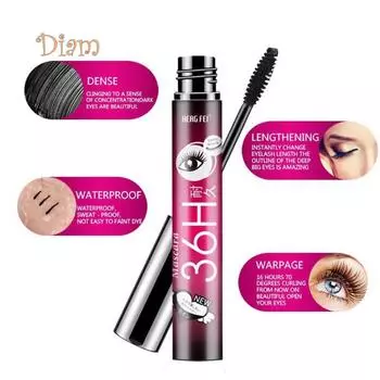 Plar Bear Водостойкая тушь для ресниц, устойчивая к размазыванию, женская черная гелевая густая подкручивающая тушь для ресниц