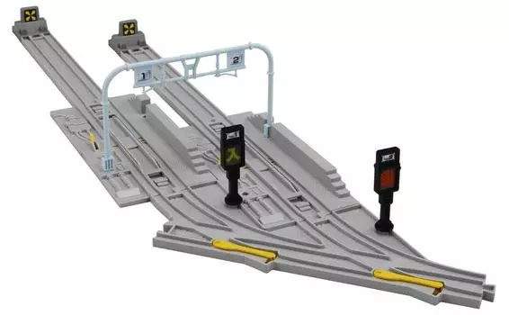 Plarail depot 2 прямых пути и 2 остановки для вагонов J-24 (с (серый) (серый))