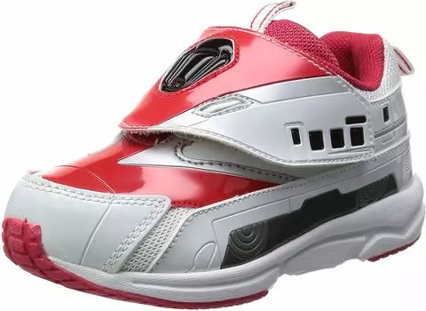 PLARAIL Komachi Kids Shoes 16077 [PLARAIL] БЕЛЫЙ/КРАСНЫЙ (БЕЛЫЙ/КРАСНЫЙ/17)