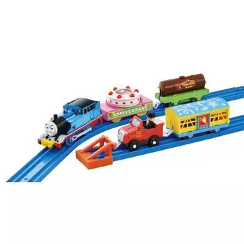 Plarail Паровозик Томас Томас 25-я годовщина набор для вечеринки Синий блестящий Томас