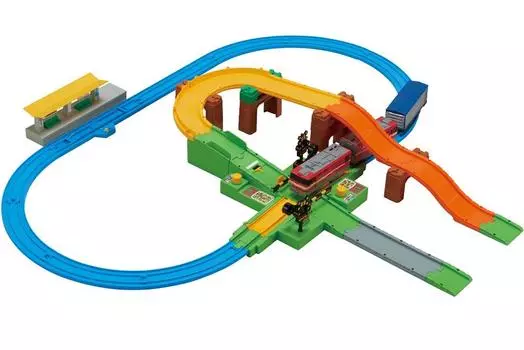Plarail play Tomica набор рельс для железнодорожного переезда Давайте вместе!