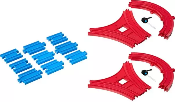 Plarail рельс 2 пакета прямой рельс 3 шт. x 2 всего 3 пакета набор R-10 U-образный + 1/4 (3 типа, каждый) Типы Р-20,