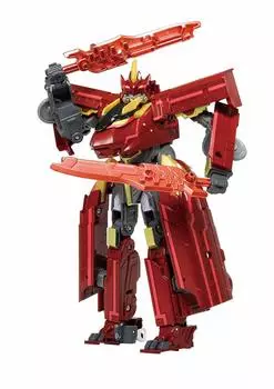 Plarail Shinkansen Трансформационный робот Shinkalion DXS13 Черный Shinkalion Красный