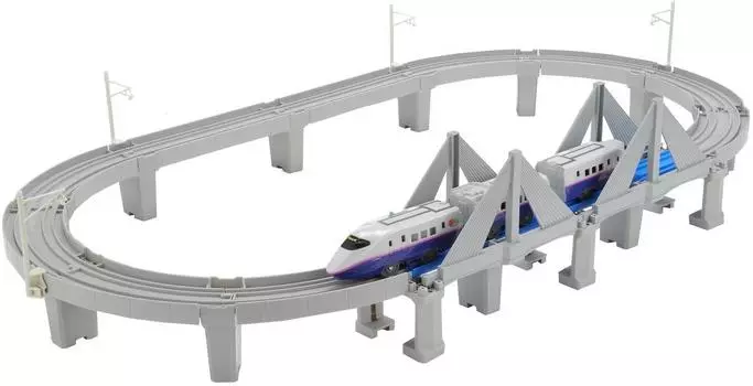 Plarail Tohoku Shinkansen Aomori Extension Commemoration E2 Series Hayate Elevated Rail Set