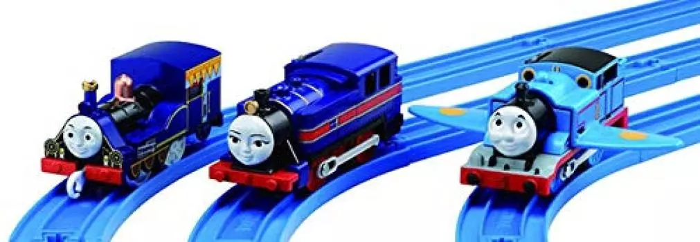 Plarail Томас Паровозик Доктор Томас и Друзья Мира Набор синий