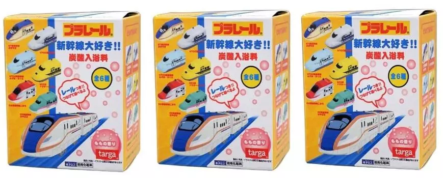 Plarail Ванна Мяч Shinkansen Lover Mascot Ванна Мяч с газированной водой [Набор 3]