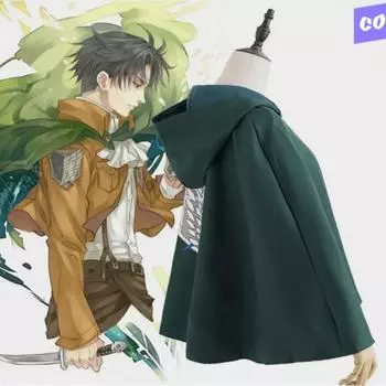 Плащ атаки титанов Shingeki no Kyojin Плащ Shingeki No Kyojin Survey Corps Плащ для косплея Зеленая шаль для мужчин и женщин L как