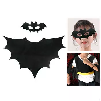 Плащ для косплея на Хэллоуин, маска, удобная для ношения, многоцелевой костюм дьявола-волшебника для